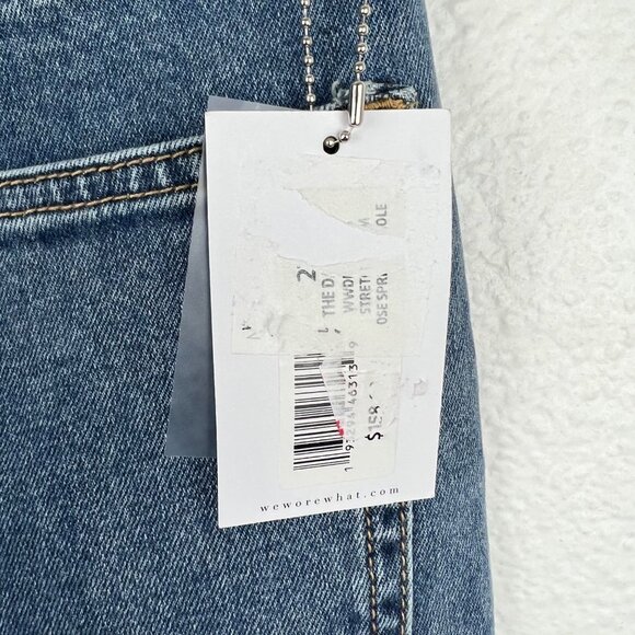 WEWOREWHAT The Danielle High Rise Straight in Spring St Hole Wash, Size 27, NWT! - Picture 10 of 13